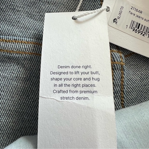 SPANX SPANXshape EveryWear Flare Jeans Authentic Blue Size XL NEW - Picture 11 of 15